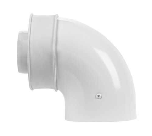 Отвод коаксиальный промежуточный Royal Thermo 60/100, 90 гр. M/M, подкл. через хомут