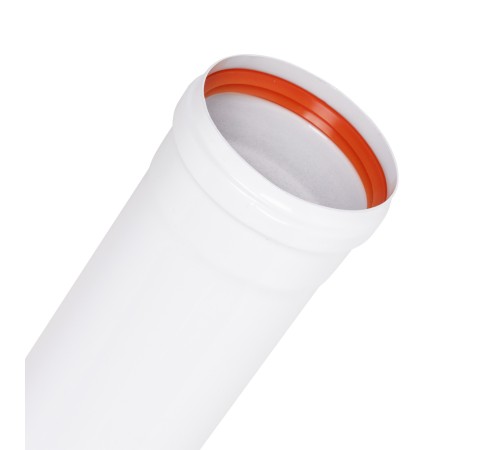 Удлинитель раздельного дымохода раструбн. Royal Thermo диам. 80, 500 мм