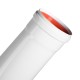 Удлинитель раздельного дымохода раструбн. Royal Thermo диам. 80, 500 мм