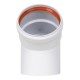 Отвод Royal Thermo диам. 80, 45 гр. M/F