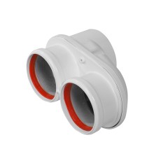 Адаптер моноблочный Royal Thermo 60/100 для перехода на двухтрубную систему 80/80 (универсальный)