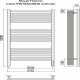 Полотенцесушитель Royal Thermo Casa П18 500х1000 электро (встроен. диммер) черный