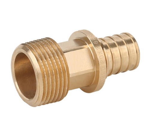 Переходник Gappo с наружной резьбой бронзовый 32-R 3/4"