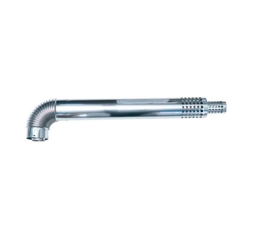 Дымоход стальной HUBERT 80/120 (125-наруж.) L-800mm для котлов 50DC
