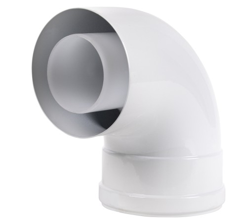 Отвод коаксиальный Royal Thermo 60/100, 90 гр. M/F для конденсационных котлов