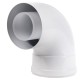 Отвод коаксиальный Royal Thermo 60/100, 90 гр. M/F для конденсационных котлов