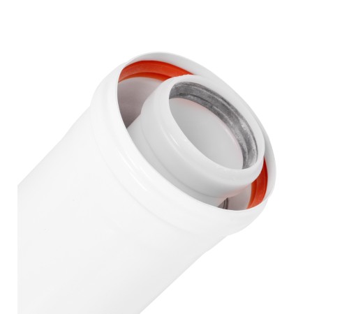 Удлинитель коаксиального дымохода раструбн. Royal Thermo 60/100, 1000 мм для конденсационных котлов