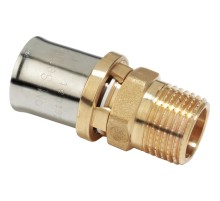 Муфта-пресс Giacomini латунь НР 16х1/2", RM107Y033