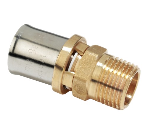 Муфта-пресс Giacomini латунь НР 16х1/2", RM107Y033