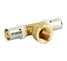 Тройник Uni-Fitt пресс-В 20х3/4"х20