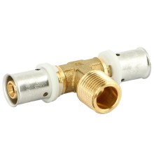 Тройник Uni-Fitt пресс-Н 20х1/2"х20