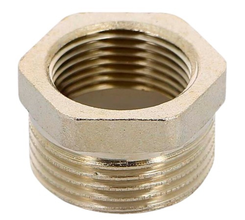 Футорка Uni-Fitt НВ 1/2"х1/4" никелированная