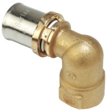 Угольник-пресс Giacomini латунь ВР 20x1/2", RM129Y037