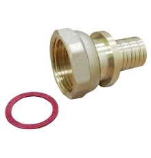 Муфта VARMEGA Slide-fit переходная (переходник) с накидн. гайкой, 25х1", латунь, VM51817