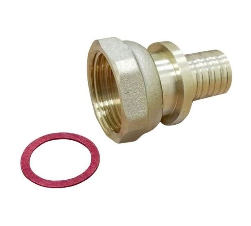 Муфта VARMEGA Slide-fit переходная (переходник) с накидн. гайкой, 25х3/4", латунь, VM51816