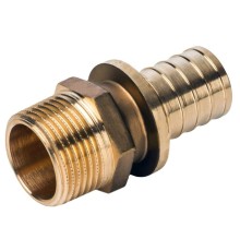 Муфта VARMEGA Slide-fit переходная (переходник) НР, 20х3/4", аксиальная, латунь, VM51214
