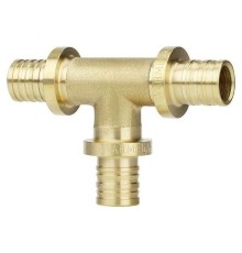 Тройник VARMEGA Slide-fit равносторонний, 20, аксиальный, латунь, VM50412
