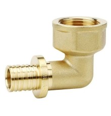Угол VARMEGA Slide-fit 90 гр., ВР, 20x3/4", аксиальный, латунь, VM51514