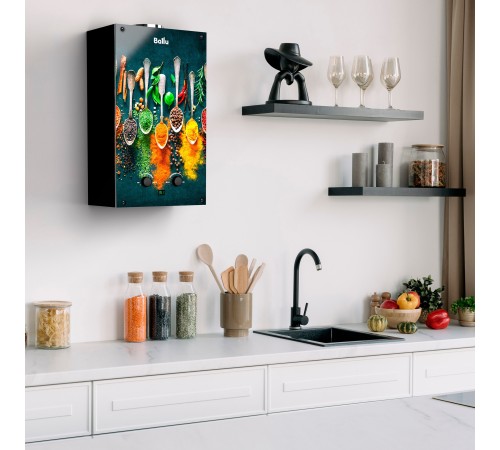 Колонка газовая Ballu GWH 10 Fiery Glass Curry