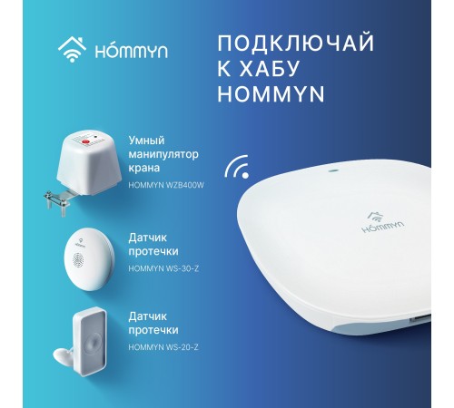 Манипулятор шарового крана HOMMYN электрический WZB400W
