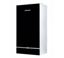 Котел газовый MIZUDO Maestro Gem M24Т настенный, 2 конт., OPT, стеклянная сенсорная панель, черная