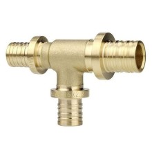 Тройник VARMEGA Slide-fit переходной, 25x16x20, аксиальный, латунь, VM50560