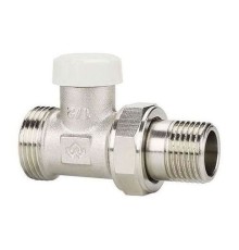 Клапан радиаторный VARMEGA 1/2" x 3/4"EK запорный, прямой VM10302