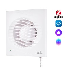 Вентилятор вытяжной Ballu BAF-AR 100 VP с обратным клапаном и тяговым выключателем