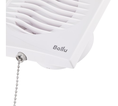 Вентилятор вытяжной Ballu BAF-AR 150 VP с обратным клапаном и тяговым выключателем
