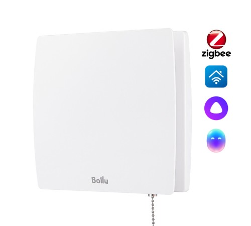 Вентилятор вытяжной Ballu BAF-SL 100 VP с обратным клапаном и тяговым выключателем
