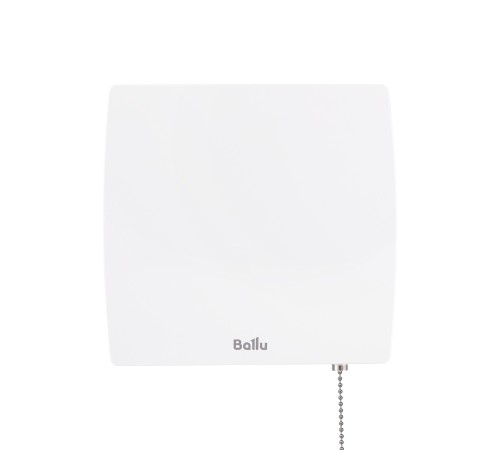 Вентилятор вытяжной Ballu BAF-SL 100 VP с обратным клапаном и тяговым выключателем