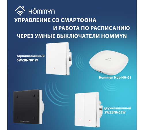 Вентилятор вытяжной Royal Thermo Calipso RAFC 100 Black