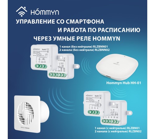 Вентилятор вытяжной Royal Thermo Trident RAFT 100 T с таймером