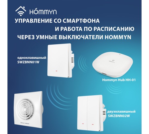 Вентилятор вытяжной Royal Thermo Sunrise RAFR 100 V с обратным клапаном