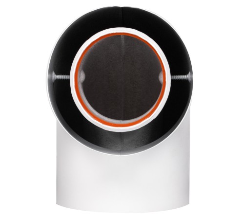 Отвод коаксиальный стартовый универсальный Royal Thermo 60/100, 90 гр.