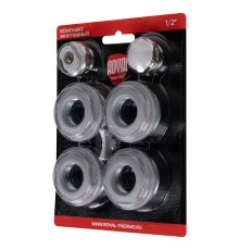 Комплект монтажный Royal Thermo 1”х 1/2" серебристый