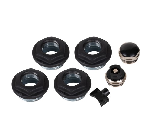 Комплект монтажный Royal Thermo 1”х 1/2" черный