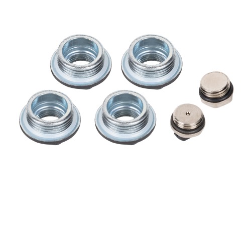 Комплект монтажный Royal Thermo 1”х 1/2" черный