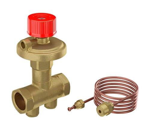 Клапан балансировочный Giacomini R206AY103 ручной/компактный DN15 1/2" ВР, PN16, Kvs-0.8 м3/ч