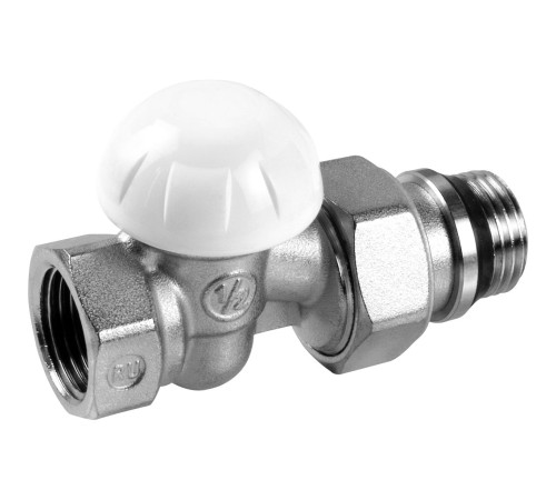 Клапан отсечной Giacomini R15X035 для радиатора Kvs-8.94 м3/ч ВР 1", прямой
