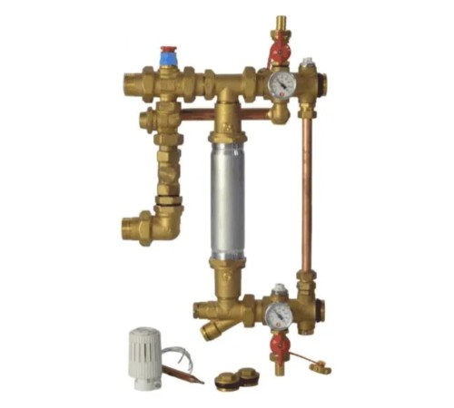 Узел смесительный Giacomini 1" без насоса, R557RY043