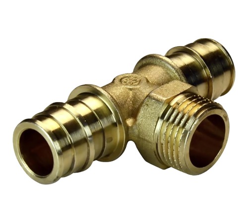 Тройник Giacomini GX НР 16x1/2"Mx16, GX153Y033