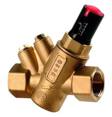 Клапан балансировочный Giacomini R206A автоматический DN20 (3/4") ВВ, Kvs-1.27м3/ч, без штуцеров