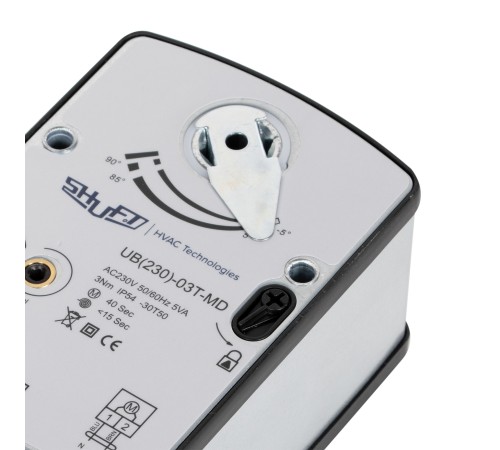 Электропривод с возвратной пружиной SHUFT UB(230)-03T-MD