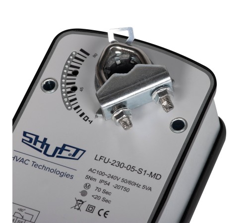 Электропривод с возвратной пружиной SHUFT LFU-230-05-S1-MD
