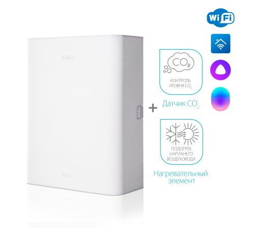 Очиститель воздуха приточный Ballu ONEAIR ASP-100WM белый