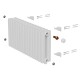 Дизайн-радиатор Royal Thermo Shift Q30 VC2030 - 26 секц. RAL9016