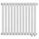 Дизайн-радиатор Royal Thermo Shift Q30 VC2050 - 12 секц. RAL9016