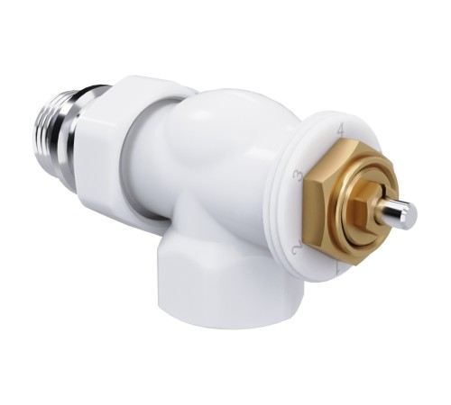 Набор термостатический осевой Royal Thermo Design 1/2"М30х1,5 (Белый)