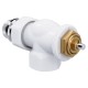 Набор термостатический осевой Royal Thermo Design 1/2"М30х1,5 (Белый)